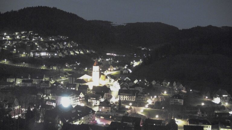 Dieses Bild zeigt eine Webcam-Aufnahme von Ottenhöfen, aufgenommen am Sonntag, den 29.03.2026 um 20:40 Uhr