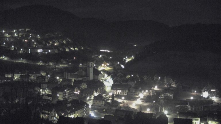 Dieses Bild zeigt eine Webcam-Aufnahme von Ottenhöfen, aufgenommen am Dienstag, den 30.12.2025 um 02:00 Uhr