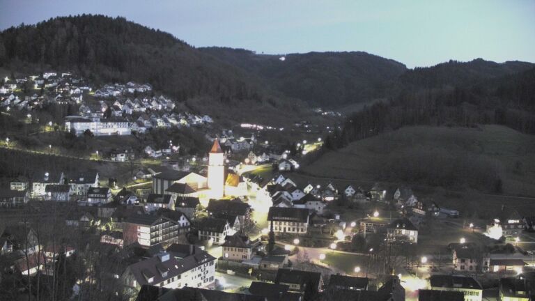 Dieses Bild zeigt eine Webcam-Aufnahme von Ottenhöfen, aufgenommen am Dienstag, den 03.03.2026 um 18:50 Uhr