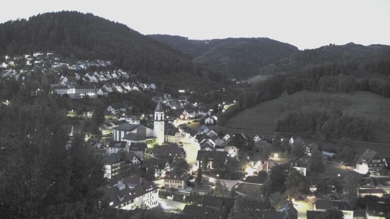 Dieses Bild zeigt eine Webcam-Aufnahme von Ottenhöfen, aufgenommen am Samstag, den 26.09.2026 um 06:40 Uhr