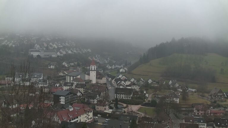 Dieses Bild zeigt eine Webcam-Aufnahme von Ottenhöfen, aufgenommen am Dienstag, den 03.02.2026 um 10:30 Uhr