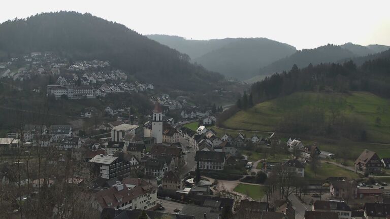 Dieses Bild zeigt eine Webcam-Aufnahme von Ottenhöfen, aufgenommen am Montag, den 09.03.2026 um 10:00 Uhr