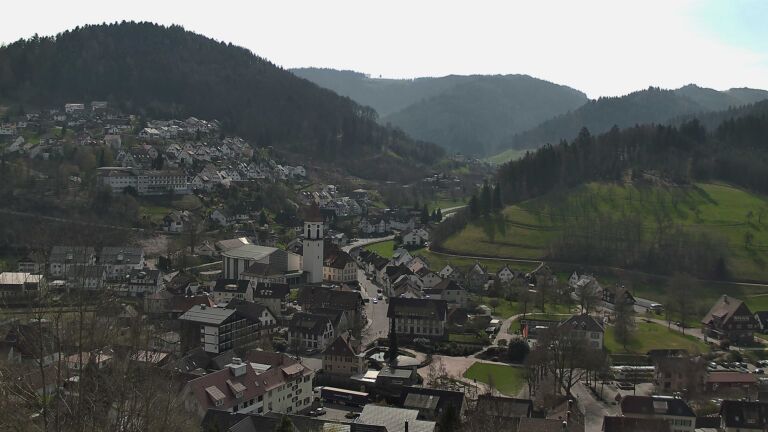 Dieses Bild zeigt eine Webcam-Aufnahme von Ottenhöfen, aufgenommen am Dienstag, den 24.03.2026 um 11:40 Uhr