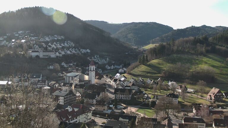 Dieses Bild zeigt eine Webcam-Aufnahme von Ottenhöfen, aufgenommen am Montag, den 02.03.2026 um 09:30 Uhr