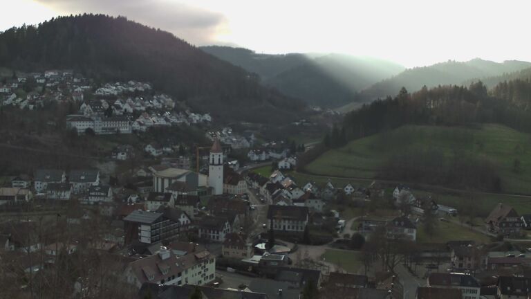 Dieses Bild zeigt eine Webcam-Aufnahme von Ottenhöfen, aufgenommen am Donnerstag, den 25.12.2025 um 10:30 Uhr