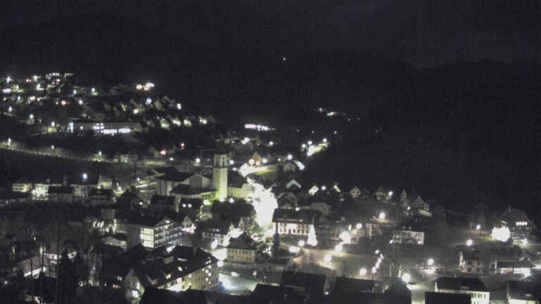 Dieses Bild zeigt eine Webcam-Aufnahme von Ottenhöfen, aufgenommen am Donnerstag, den 25.12.2025 um 07:00 Uhr