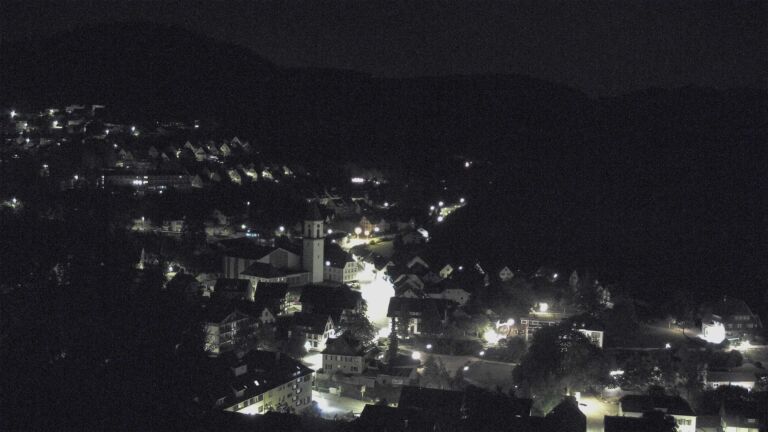 Dieses Bild zeigt eine Webcam-Aufnahme von Ottenhöfen, aufgenommen am Montag, den 07.09.2026 um 00:30 Uhr