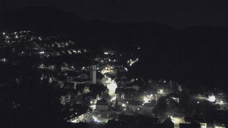 Dieses Bild zeigt eine Webcam-Aufnahme von Ottenhöfen, aufgenommen am Dienstag, den 22.09.2026 um 02:00 Uhr