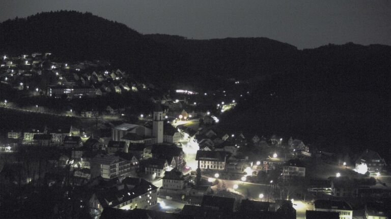 Dieses Bild zeigt eine Webcam-Aufnahme von Ottenhöfen, aufgenommen am Freitag, den 06.03.2026 um 00:30 Uhr