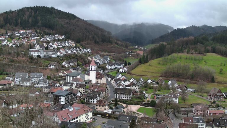 Dieses Bild zeigt eine Webcam-Aufnahme von Ottenhöfen, aufgenommen am Samstag, den 14.03.2026 um 15:40 Uhr