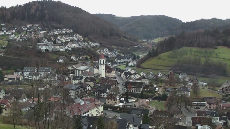 Dieses Bild zeigt eine Webcam-Aufnahme von Ottenhöfen, aufgenommen am Mittwoch, den 17.12.2025 um 11:20 Uhr