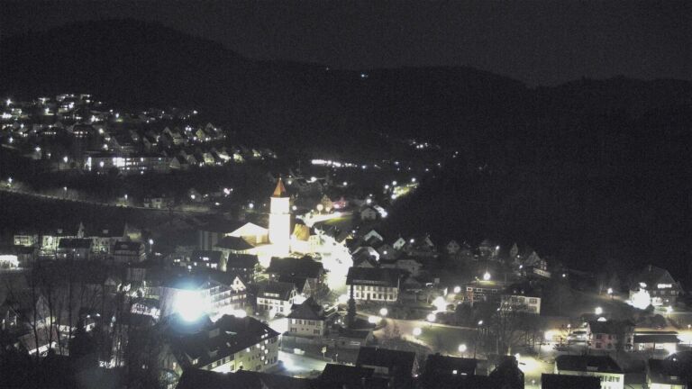 Dieses Bild zeigt eine Webcam-Aufnahme von Ottenhöfen, aufgenommen am Donnerstag, den 05.03.2026 um 20:40 Uhr