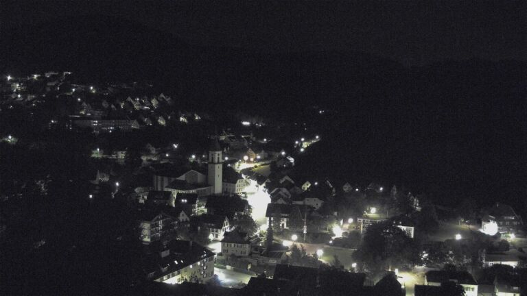 Dieses Bild zeigt eine Webcam-Aufnahme von Ottenhöfen, aufgenommen am Donnerstag, den 11.06.2026 um 00:30 Uhr