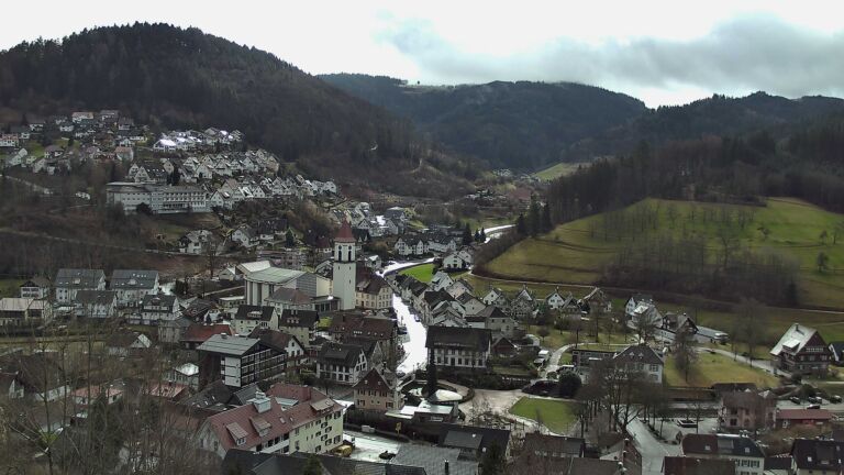 Dieses Bild zeigt eine Webcam-Aufnahme von Ottenhöfen, aufgenommen am Dienstag, den 17.02.2026 um 11:30 Uhr