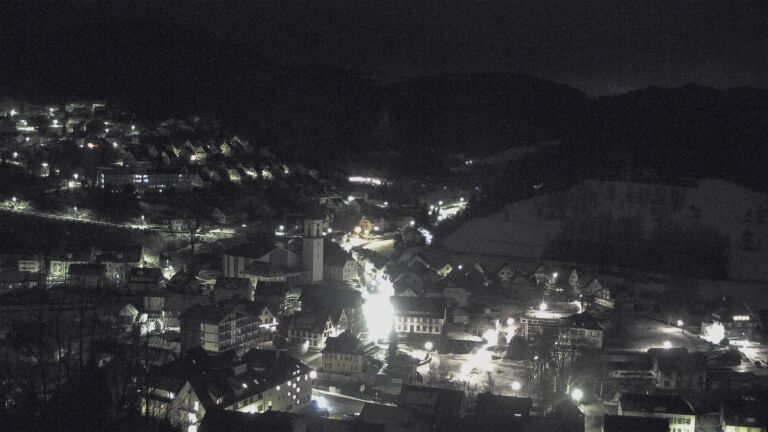 Dieses Bild zeigt eine Webcam-Aufnahme von Ottenhöfen, aufgenommen am Freitag, den 09.01.2026 um 02:30 Uhr