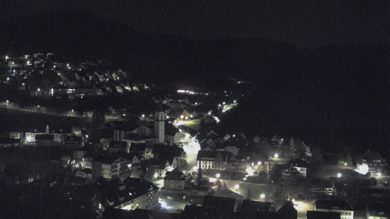 Dieses Bild zeigt eine Webcam-Aufnahme von Ottenhöfen, aufgenommen am Samstag, den 18.04.2026 um 01:30 Uhr