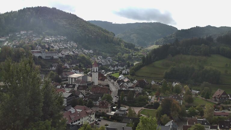 Dieses Bild zeigt eine Webcam-Aufnahme von Ottenhöfen, aufgenommen am Mittwoch, den 14.10.2026 um 11:10 Uhr