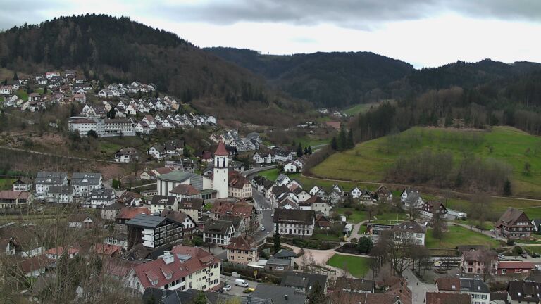 Dieses Bild zeigt eine Webcam-Aufnahme von Ottenhöfen, aufgenommen am Montag, den 16.03.2026 um 10:40 Uhr