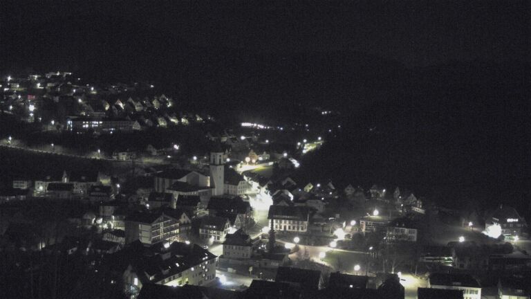 Dieses Bild zeigt eine Webcam-Aufnahme von Ottenhöfen, aufgenommen am Mittwoch, den 18.03.2026 um 23:30 Uhr