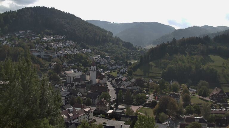 Dieses Bild zeigt eine Webcam-Aufnahme von Ottenhöfen, aufgenommen am Samstag, den 03.10.2026 um 12:40 Uhr