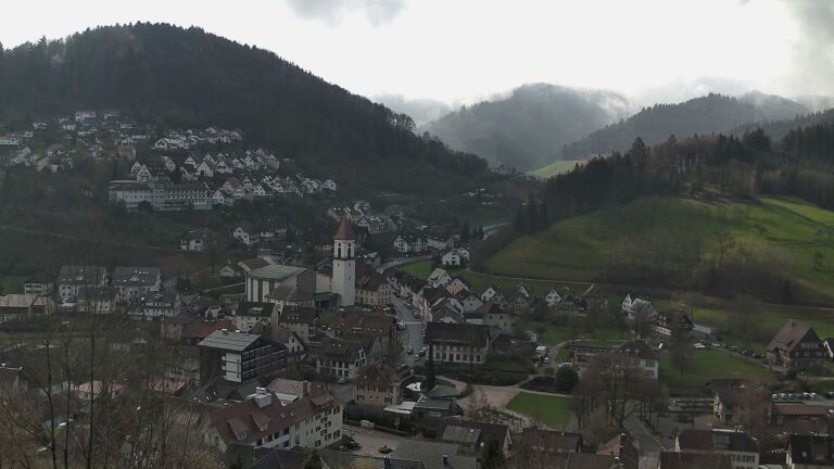 Dieses Bild zeigt eine Webcam-Aufnahme von Ottenhöfen, aufgenommen am Sonntag, den 29.03.2026 um 10:40 Uhr