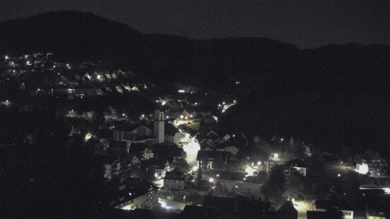 Dieses Bild zeigt eine Webcam-Aufnahme von Ottenhöfen, aufgenommen am Samstag, den 03.10.2026 um 03:30 Uhr