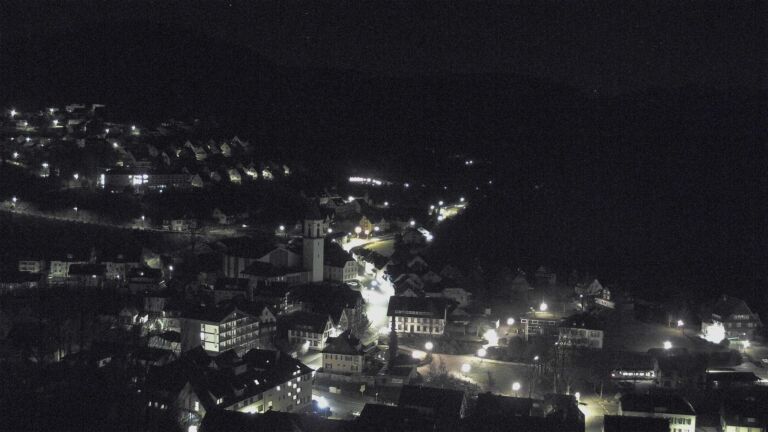 Dieses Bild zeigt eine Webcam-Aufnahme von Ottenhöfen, aufgenommen am Mittwoch, den 25.02.2026 um 04:00 Uhr