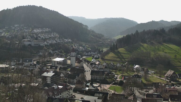 Dieses Bild zeigt eine Webcam-Aufnahme von Ottenhöfen, aufgenommen am Dienstag, den 10.03.2026 um 10:50 Uhr