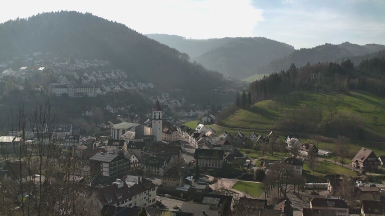 Dieses Bild zeigt eine Webcam-Aufnahme von Ottenhöfen, aufgenommen am Donnerstag, den 19.03.2026 um 09:20 Uhr