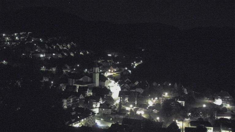 Dieses Bild zeigt eine Webcam-Aufnahme von Ottenhöfen, aufgenommen am Donnerstag, den 18.06.2026 um 00:30 Uhr