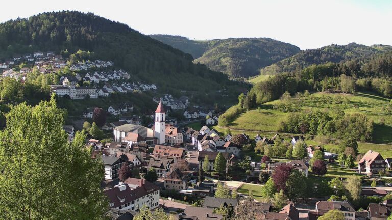 Dieses Bild zeigt eine Webcam-Aufnahme von Ottenhöfen, aufgenommen am Freitag, den 01.05.2026 um 08:10 Uhr