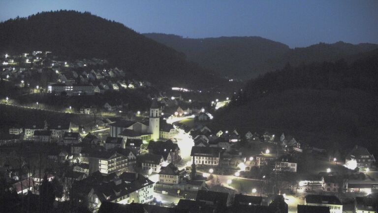 Dieses Bild zeigt eine Webcam-Aufnahme von Ottenhöfen, aufgenommen am Donnerstag, den 19.03.2026 um 05:40 Uhr