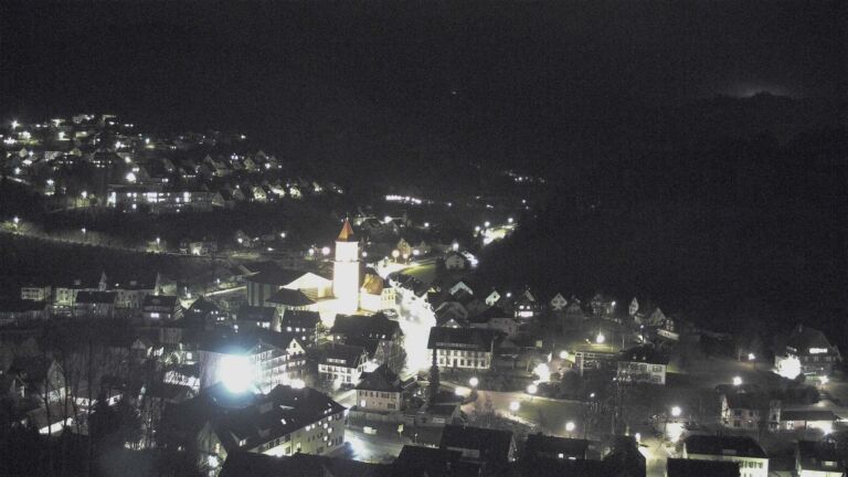 Dieses Bild zeigt eine Webcam-Aufnahme von Ottenhöfen, aufgenommen am Freitag, den 20.02.2026 um 20:30 Uhr