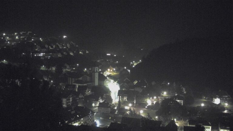 Dieses Bild zeigt eine Webcam-Aufnahme von Ottenhöfen, aufgenommen am Donnerstag, den 14.05.2026 um 00:30 Uhr