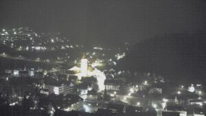 Dieses Bild zeigt eine Webcam-Aufnahme von Ottenhöfen, aufgenommen am Sonntag, den 15.02.2026 um 19:10 Uhr