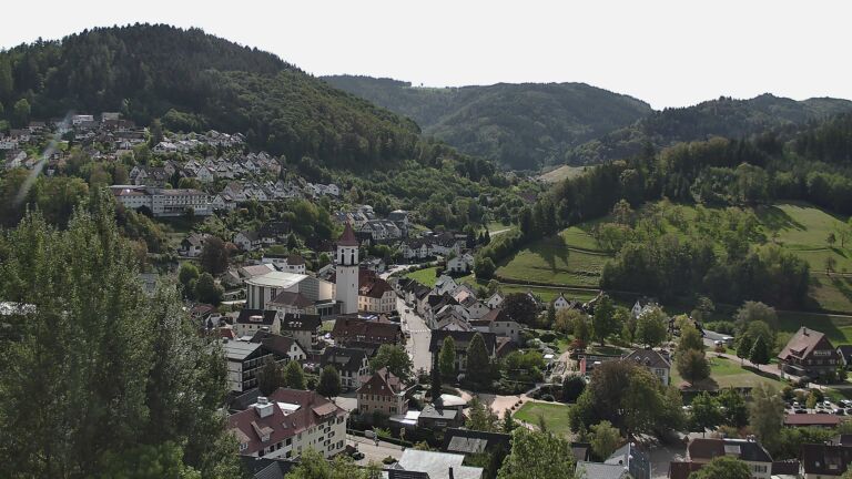 Dieses Bild zeigt eine Webcam-Aufnahme von Ottenhöfen, aufgenommen am Sonntag, den 20.09.2026 um 12:10 Uhr