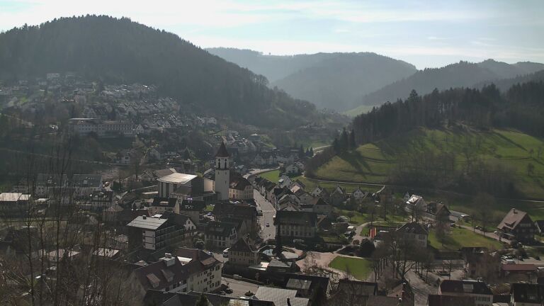 Dieses Bild zeigt eine Webcam-Aufnahme von Ottenhöfen, aufgenommen am Donnerstag, den 19.03.2026 um 11:00 Uhr