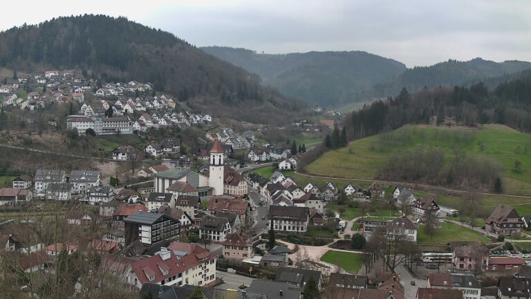 Dieses Bild zeigt eine Webcam-Aufnahme von Ottenhöfen, aufgenommen am Samstag, den 21.03.2026 um 11:40 Uhr