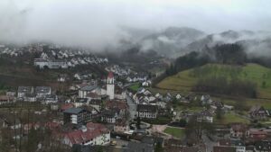 Dieses Bild zeigt eine Webcam-Aufnahme von Ottenhöfen, aufgenommen am Dienstag, den 24.02.2026 um 16:50 Uhr