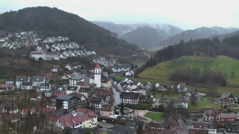 Dieses Bild zeigt eine Webcam-Aufnahme von Ottenhöfen, aufgenommen am Samstag, den 14.03.2026 um 07:00 Uhr