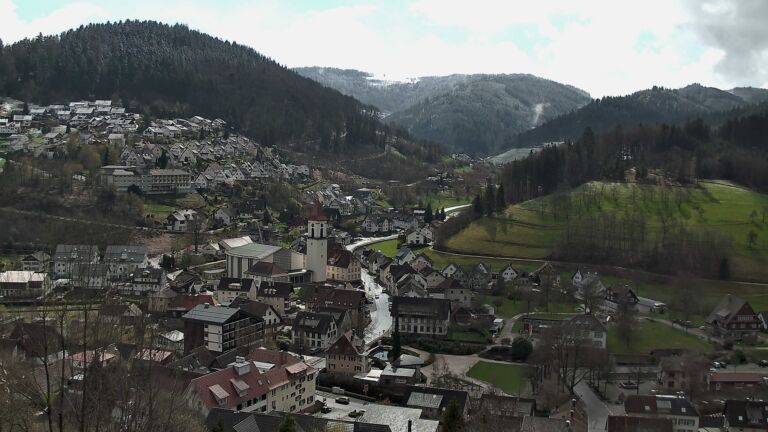 Dieses Bild zeigt eine Webcam-Aufnahme von Ottenhöfen, aufgenommen am Donnerstag, den 26.03.2026 um 11:50 Uhr