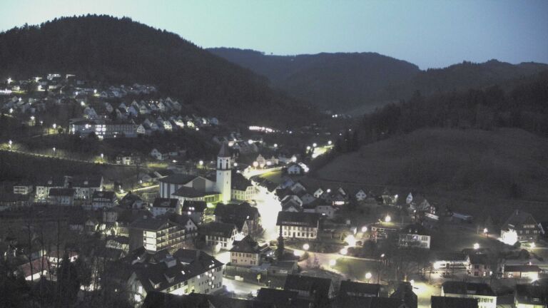 Dieses Bild zeigt eine Webcam-Aufnahme von Ottenhöfen, aufgenommen am Montag, den 23.03.2026 um 05:40 Uhr