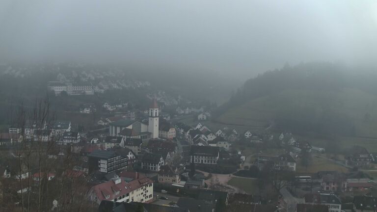 Dieses Bild zeigt eine Webcam-Aufnahme von Ottenhöfen, aufgenommen am Mittwoch, den 04.02.2026 um 17:30 Uhr