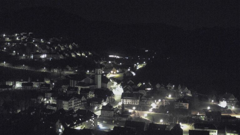 Dieses Bild zeigt eine Webcam-Aufnahme von Ottenhöfen, aufgenommen am Dienstag, den 24.03.2026 um 01:30 Uhr