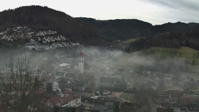 Dieses Bild zeigt eine Webcam-Aufnahme von Ottenhöfen, aufgenommen am Mittwoch, den 04.02.2026 um 10:10 Uhr