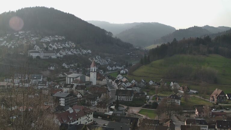 Dieses Bild zeigt eine Webcam-Aufnahme von Ottenhöfen, aufgenommen am Montag, den 09.03.2026 um 08:20 Uhr