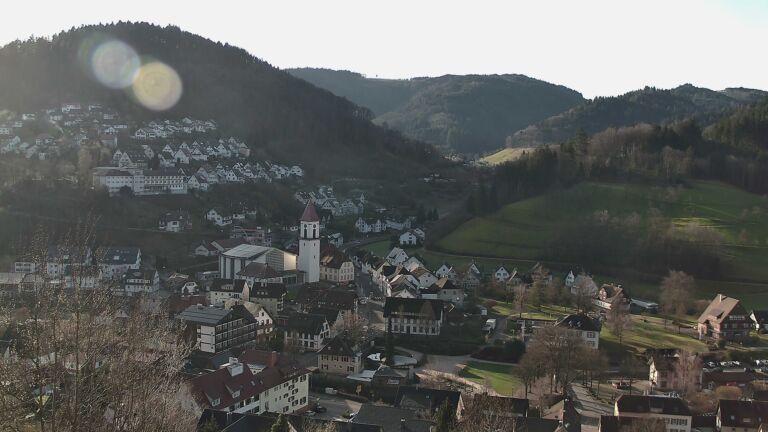 Dieses Bild zeigt eine Webcam-Aufnahme von Ottenhöfen, aufgenommen am Freitag, den 27.02.2026 um 09:00 Uhr