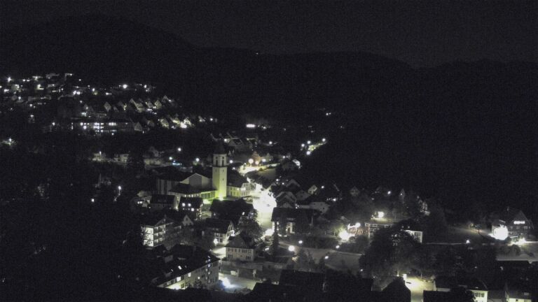 Dieses Bild zeigt eine Webcam-Aufnahme von Ottenhöfen, aufgenommen am Samstag, den 05.09.2026 um 22:00 Uhr