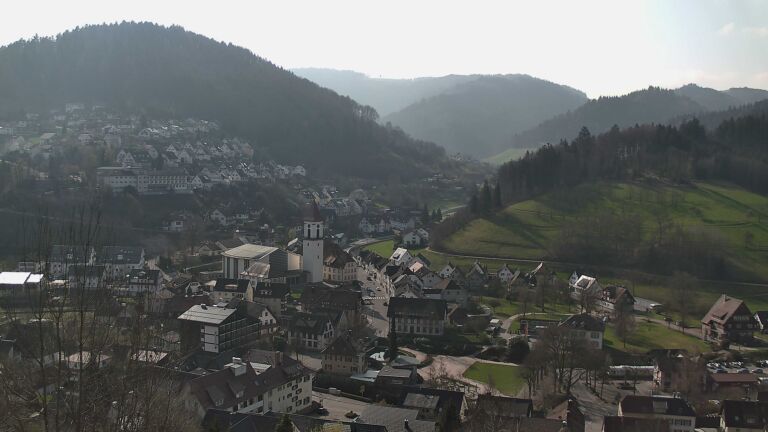 Dieses Bild zeigt eine Webcam-Aufnahme von Ottenhöfen, aufgenommen am Sonntag, den 22.03.2026 um 10:00 Uhr