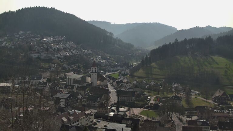 Dieses Bild zeigt eine Webcam-Aufnahme von Ottenhöfen, aufgenommen am Samstag, den 07.03.2026 um 11:50 Uhr